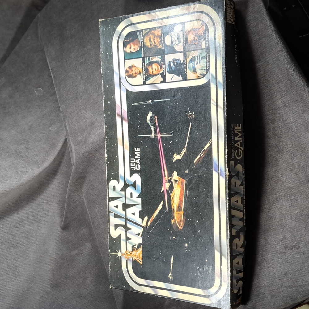 Vintage Parker Brothers Star Wars Escape From Death Star Game G AGE 7+ 1977